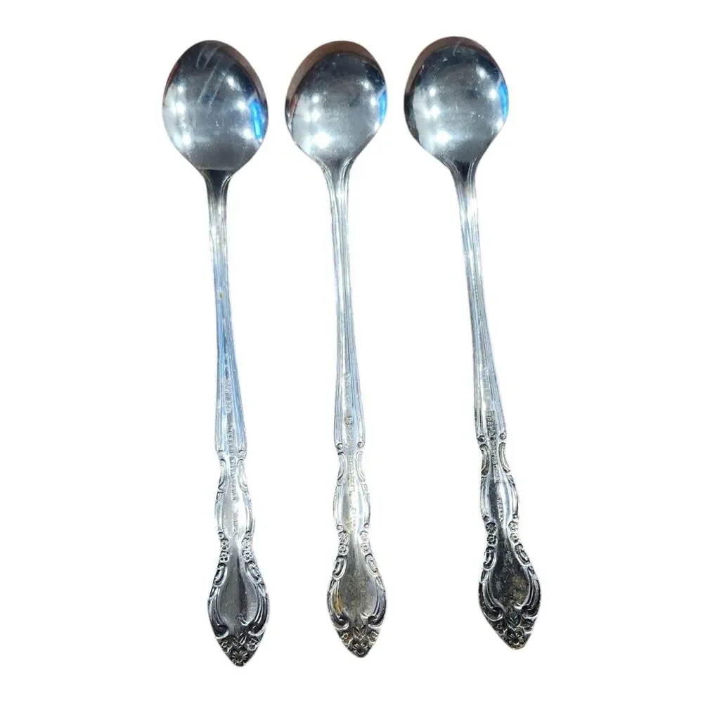 Set of 3 Imperial‎ International Korea ICE TEA SPOONS
